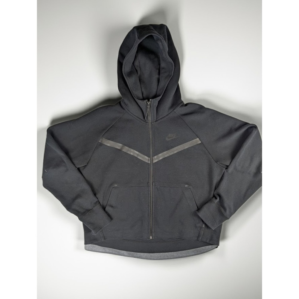 Nike Tech Fleece Windrunner Full Zip Hoodie Women's M Black Jacket
